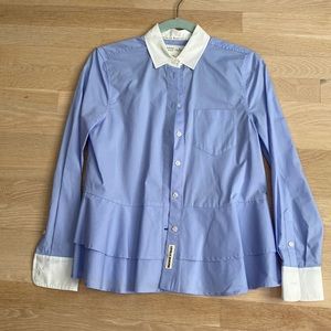 Kate spade peplum button down